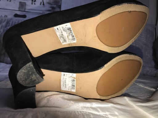 Туфли CLARKS ЖЕНСКИЕ - кожа, ЧЕРНЫЕ, размер EU 41