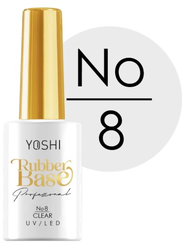 Yoshi Rubber Base UV Hybrid No8 10 мл