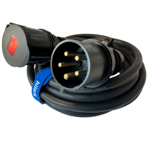РЕЗИНОВЫЙ УДЛИНИТЕЛЬ ПИТАНИЯ 15М H07RN-F 5x4 IP44 32A