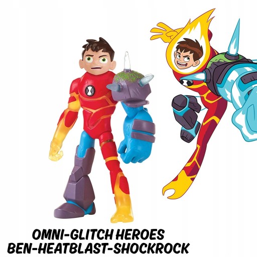 ФИГУРКА БЕН 10 MIX N' MATCH Glitch Heroes