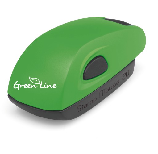 STAMP MOUSE COLOP 20 GREEN LINE карманный штамп + резина