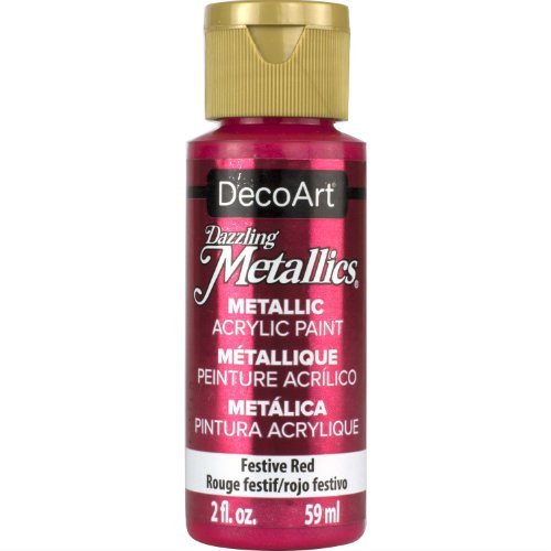 КРАСКА МЕТАЛЛИК Dazzling Metallics - Festive Red - красный