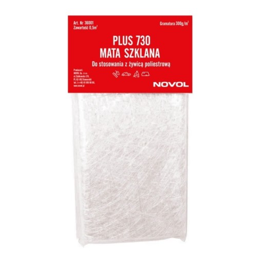 NOVOL-PLUS 730 СТЕКЛОМАТ 300Г 0,5М2