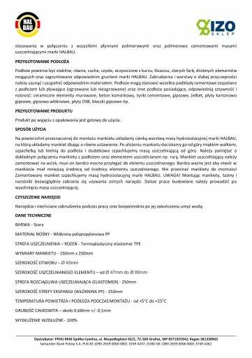 Манжета с герметизацией 250 мммм 45 Hydro 5pcs HS03SE