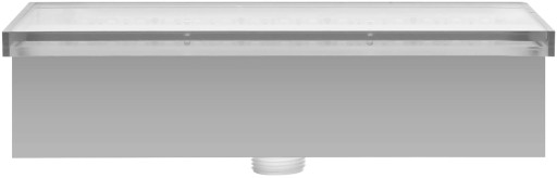 Wylewka wodospadowa kaskada ścienna do ogrodu stawu LED 30 cm wypływ 30 mm