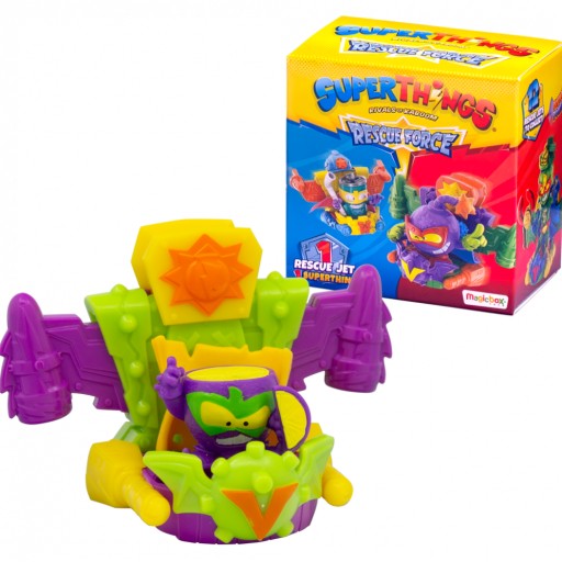 Super Things Zings 10 RESCUE FORCE Jet + Figurka