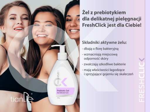 Гель с пребиотиком для интимной гигиены для нежного ухода TianDe