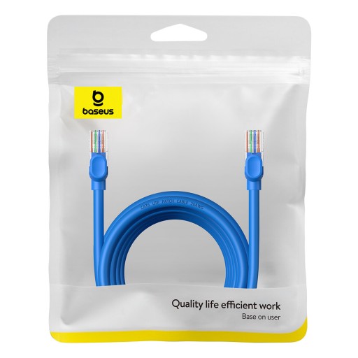RJ45 - RJ45 LAN КАБЕЛЬ ETHERNET CAT6 ИНТЕРНЕТ-КАБЕЛЬ 5M BASEUS