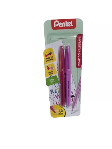 НАБОР PENTEL КАЛЛИГРАФИЯ СМЕШАННЫЕ ЦВЕТА