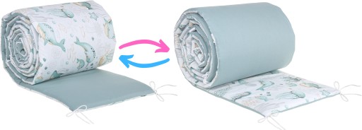 ЗАЩИТА ДЛЯ ДВУСТОРОННЕЙ КРОВАТИ С КОВРИКОМ 180х30см BABYMAM