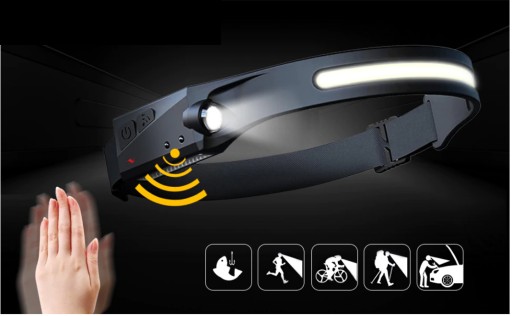 LED USB COB ФАРА АККУМУЛЯТОРНАЯ ФАРА