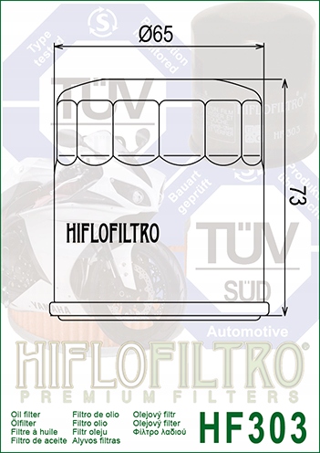 Hiflo HF303 масляный фильтр
