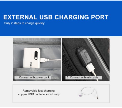 Тонкий бизнес-рюкзак для ноутбука с диагональю 15,6 дюйма Tigernu T-B3331A USB водонепроницаемый