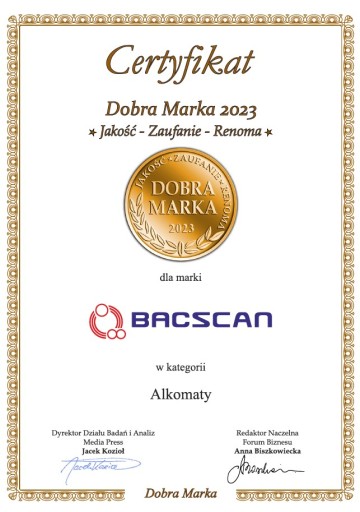 Мобильный алкотестер BACscan с Bluetooth 4.0 + калибровки