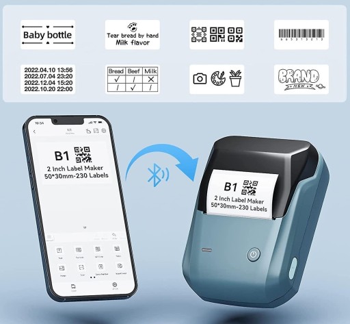 B1 NiiMbot Bluetooth термопринтер самоклеящихся этикеток