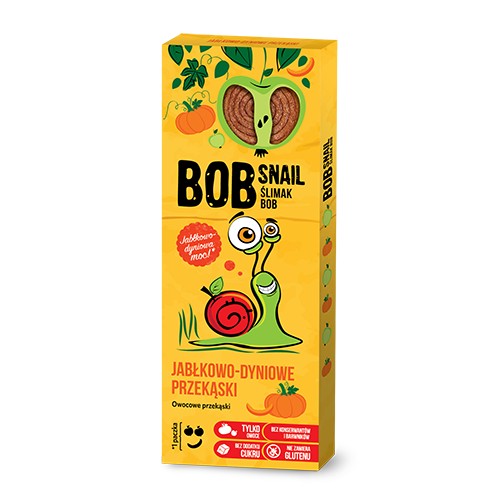 BobSnail Натуральное вегетарианское яблочно-тыквенное желе без сахара