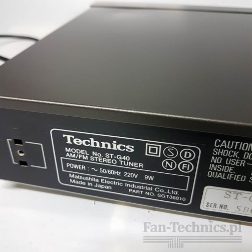 Fan-Technics Тюнер Technics ST-G40 Магазин Лодзь