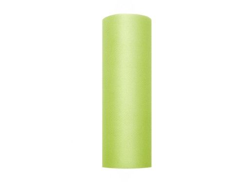 TIUL DO DEKORACJI ŚLUBNYCH ZIELONY JASNY - 15cm