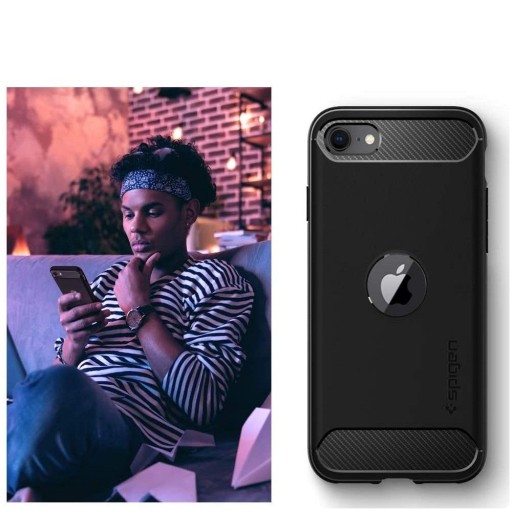 ЧЕХОЛ ДЛЯ iPhone SE 2020 CARBON ARMOR SPIGEN
