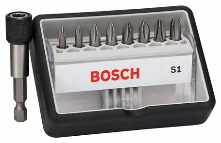 Набор бит Bosch 8+1 S1 Robust Line Extra-Hard