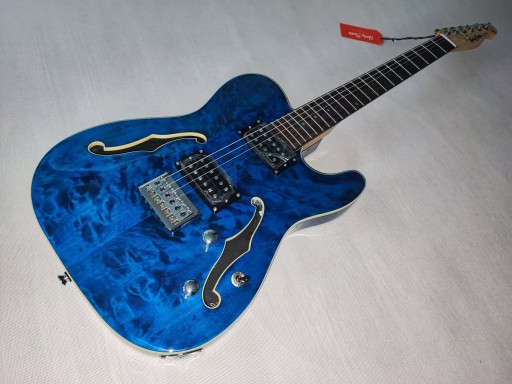 HARLEY BENTON TE-90QM HH Trans Blue Новая электрогитара Telecaster Mouth