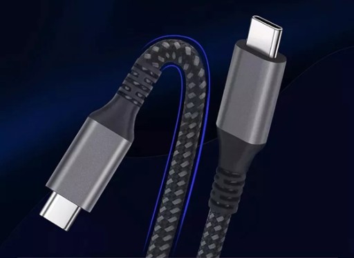 USB-C КАБЕЛЬ БЫСТРОЙ ЗАРЯДКИ USB 4 100 Вт, 40 Гбит/с, 5K, 1,2 м