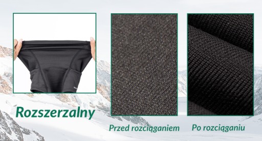 ROCKBROS Kominiarka Jesienno-Zimowa Ciepła na Twarz Czarna LF7345BK