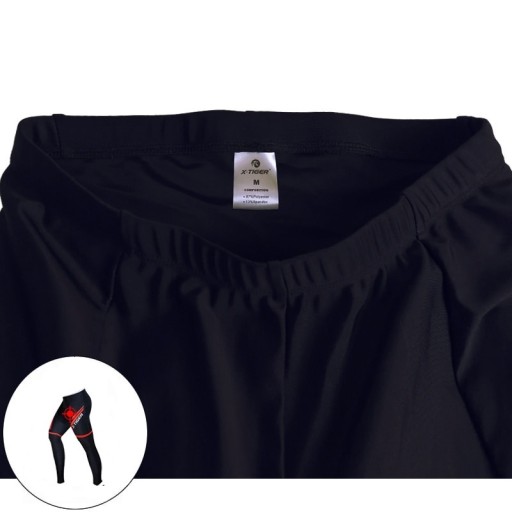 LEGGINSY ROWEROWE KOLARSKIE DŁUGIE MĘSKIE WKŁADKA