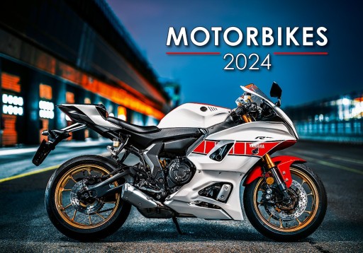 Duży kalendarz MOTORBIKES 2024 MOTOCYKLE MOTORY