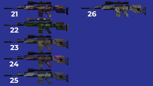 СКАР-20 СКИН ОРУЖИЯ COUNTER-STRIKE IRL на подвешивание - ПОДАРОК ​​ПОДАРОК
