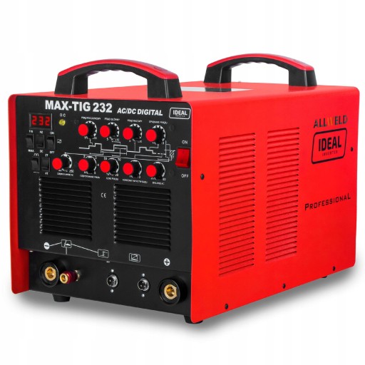 ИНВЕРТОРНЫЙ СВАРОЧНЫЙ АППАРАТ IDEAL MAX TIG 232 MMA AC DC PULS 230 В 200 А АЛЮМИНИЙ