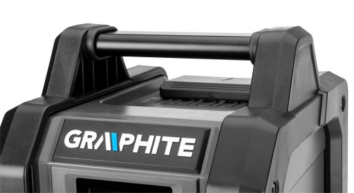 Строительное радио Graphite Energy 18 В с питанием от аккумулятора и сети без аккумулятора