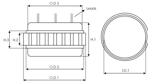AS0021 Обмотка генератора VW Bosch 12V 110A
