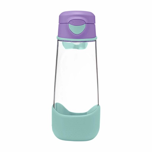 B.box Butelka na wodę - bidon z ustnikiem dla dziecka tritan 600 ml Lilac