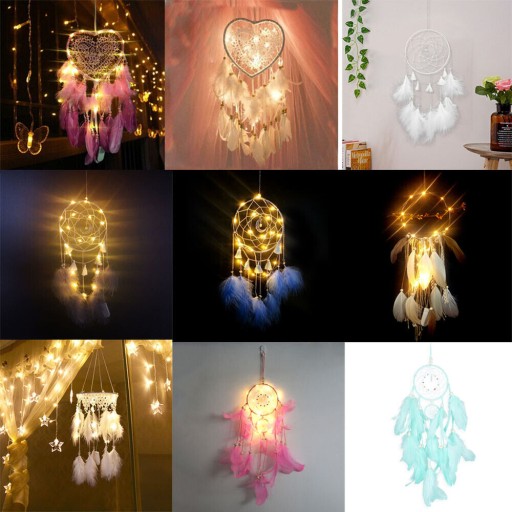 1 # розовый большой светодиодный светильник Dreamcatch