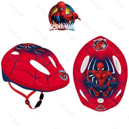 KASK ROWEROWY dla dzieci MARVEL Spider-Man 52-56cm