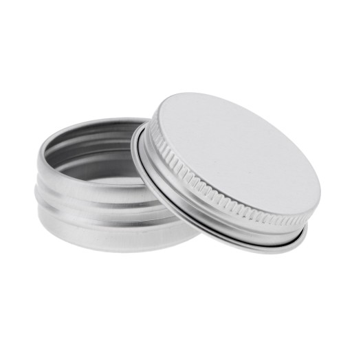 20 Balsam Puszki 15 ml Aluminiowe Okrągłe
