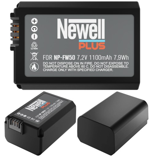 АККУМУЛЯТОР NEWELL PLUS NP-FW50 для Sony A7 A7r A7s A7II 1100 мАч