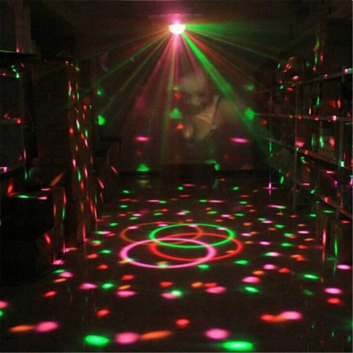 ПРОЕКТОР DISCO BALL, СВЕТОДИОДНЫЙ ОТРАЖАТЕЛЬ RGB