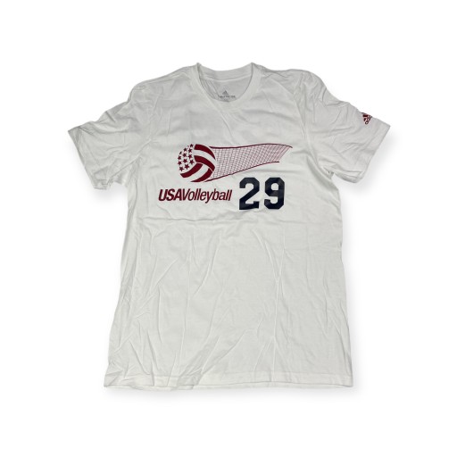 Мужская белая футболка ADIDAS VOLLEYBALL 29 M