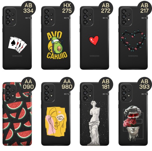 ETUI DO SAMSUNG GALAXY A33 5G WZORY BEZ TŁA NAKLEJKI STICKER OBUDOWA CASE