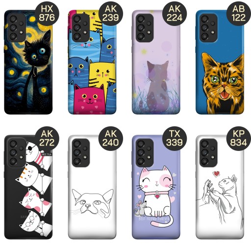ETUI DO SAMSUNG GALAXY A33 5G WZORY KOTY KOCIAKI KOTKI OBUDOWA POKROWIEC