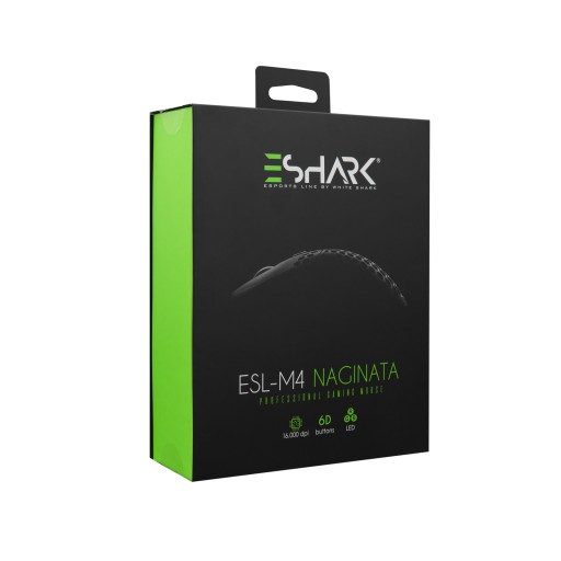 Проводная мышь GAMING eShark ESL-M4, оптический датчик RGB, 6 кнопок