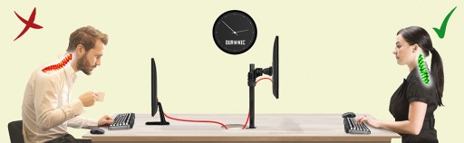 Duronic DM451X1 Настольный держатель для монитора 13 кг