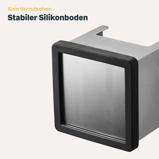 SILBERTHAL Abklopfbehälter für Siebträger Edelstahl - Version 2.0 - Tampers