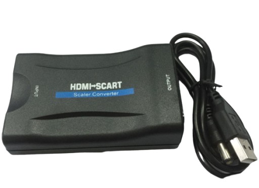Конвертер адаптера изображения-звука-изображения Euro HDMI в SCART