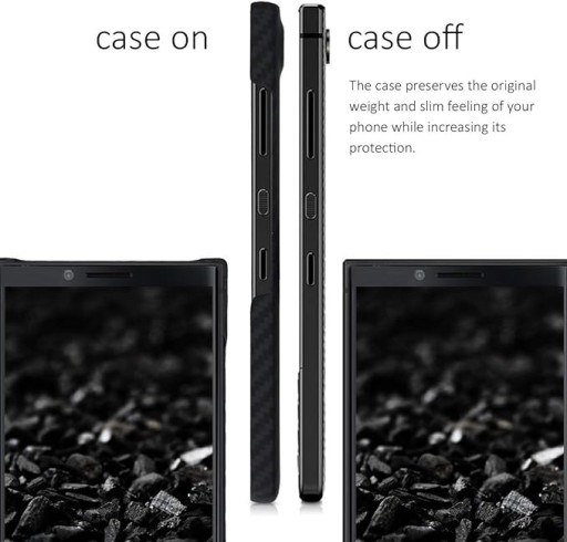 Чехол CALIBER CARBON FIBER BlackBerry KEYдва