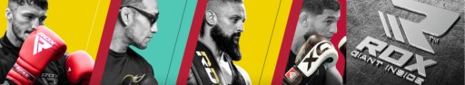 RDX Rękawice do MMA grapplingowe GGRF-12 Niebieskie M