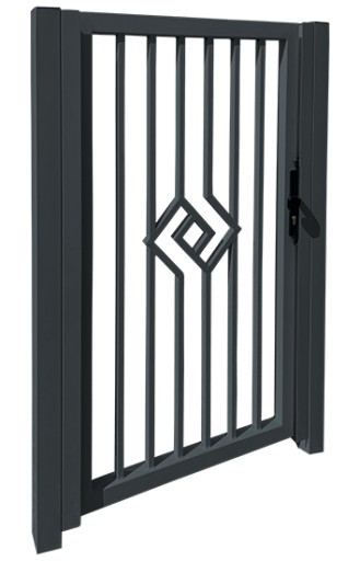 Brama Przesuwna Wjazdowa SKYROCKET BR.26.1.2 Ocynk RAL Antracyt 120x200 cm