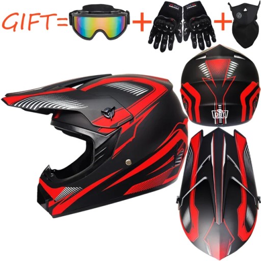 Kask MTB Fullface motocrossowy Off-Road Endur Promocja!